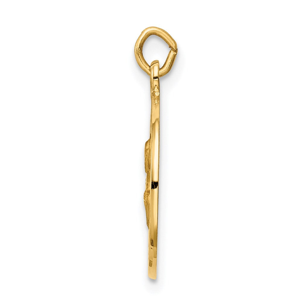 14k Saint Peter Medal Charm