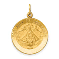 14k Our Lady of San Juan Medal Pendant