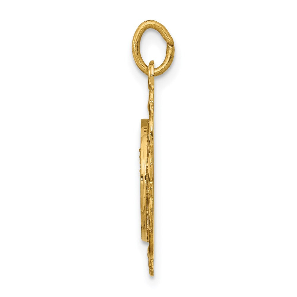 14k Our Lady of Mt. Carmel Medal Charm