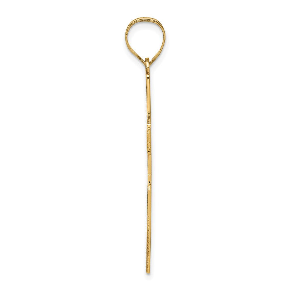 14K Laser Designed Cross