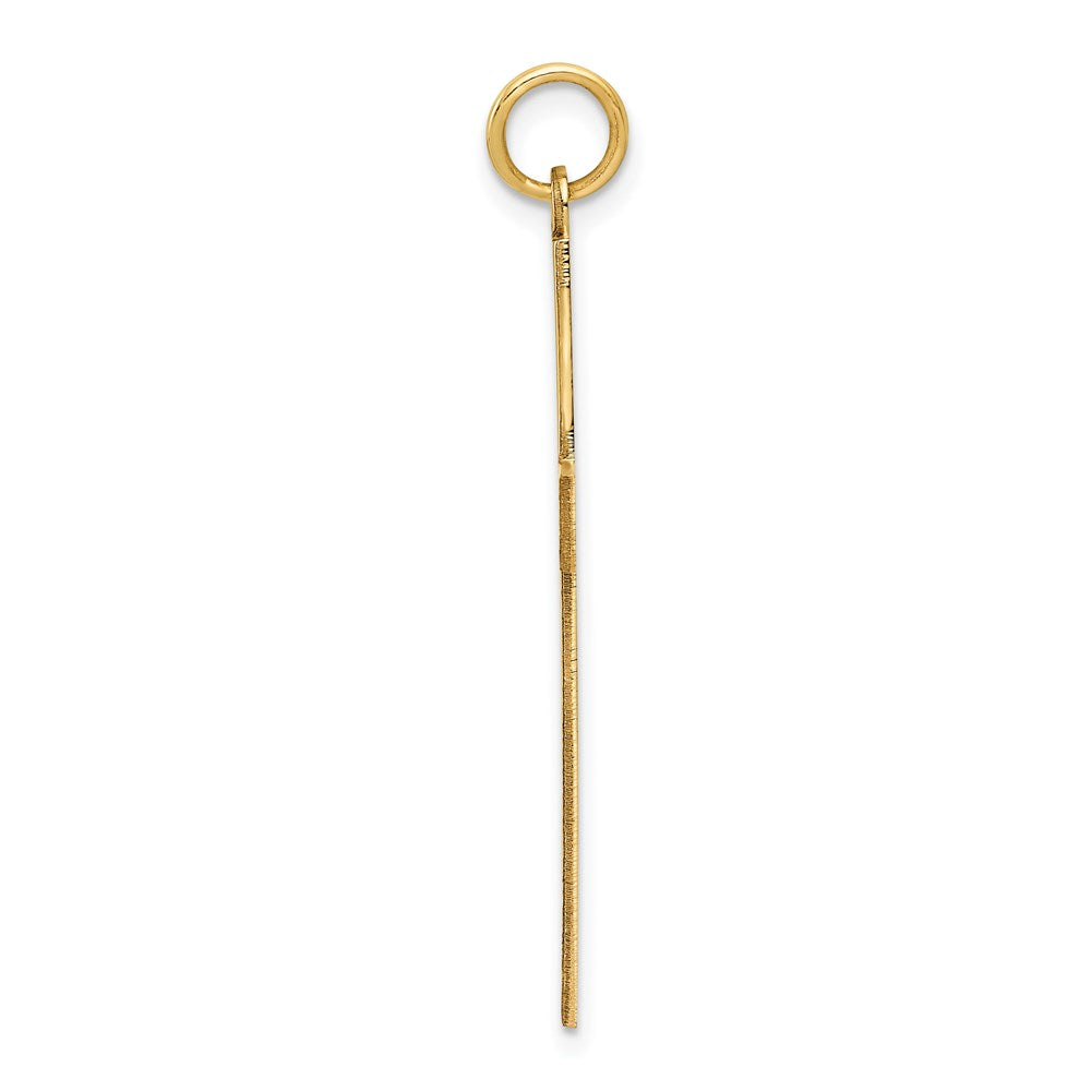 14K Laser Designed Cross Pendant