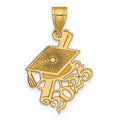 14K Graduation Cap and Slanted Diploma 2025 Charm