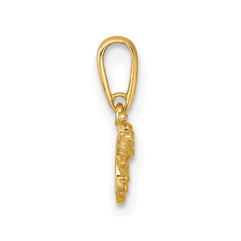 14k Polished Bee Pendant