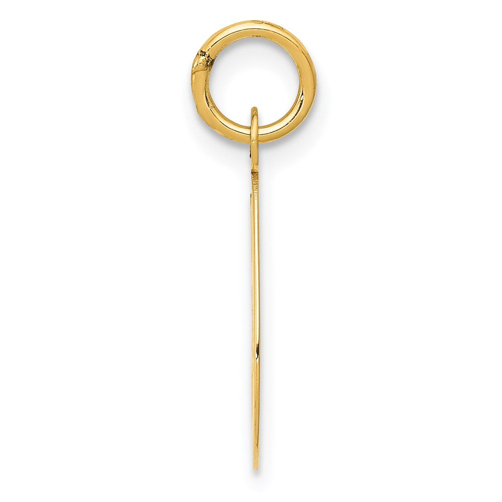 14k Medium Script Letter G Initial Charm