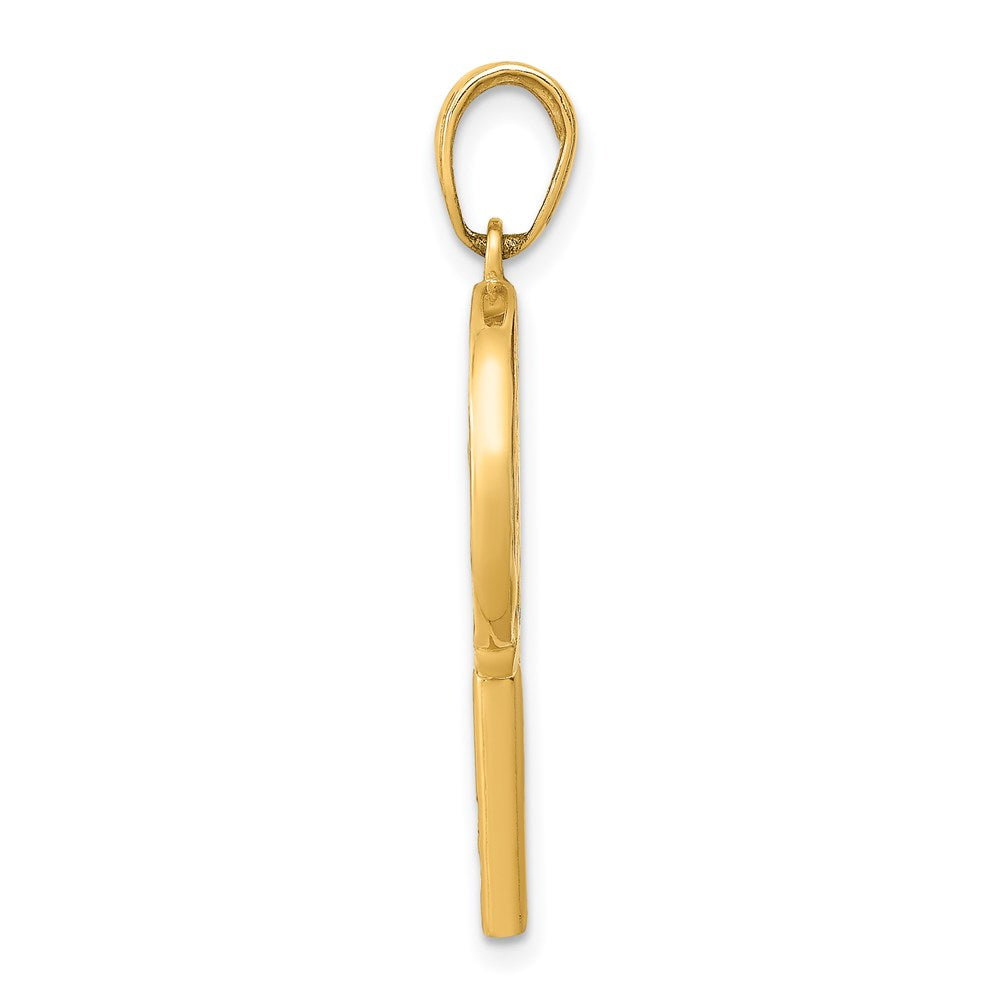 14k 3D Enameled Lollipop Pendant