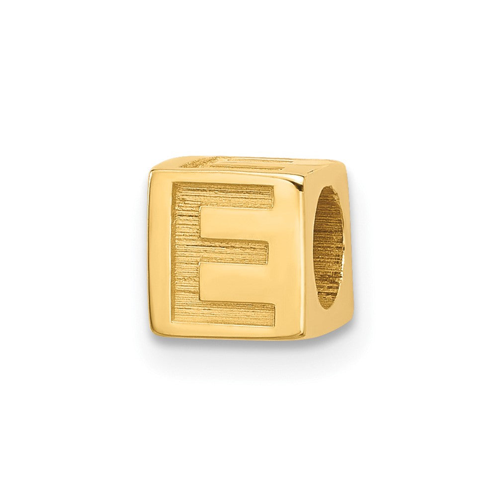 14ky Alphabet Bead Letter E
