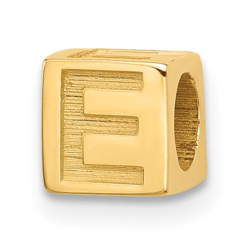 14ky Alphabet Bead Letter E