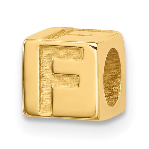 14ky Alphabet Bead Letter F