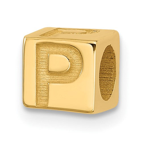 14ky Alphabet Bead Letter P