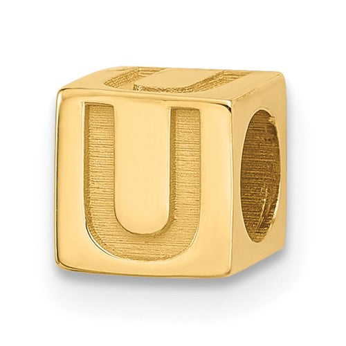 14ky Alphabet Bead Letter U
